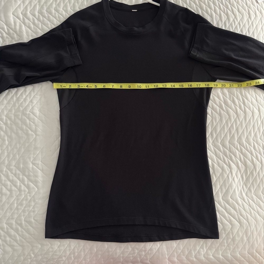 Lululemon Blaze Long Sleeve Black View 5